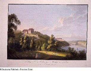 Schloß Sieben Eichen bey Meißen an der Elbe