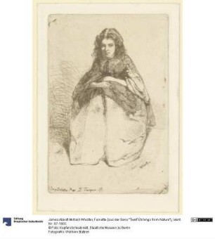 Fumette (aus der Serie "Twelf Etchings from Nature")