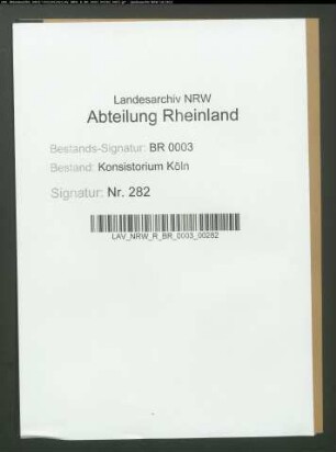 Listen der pro ministerio geprüften Kandidaten der Theologie