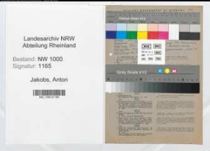 Entnazifizierung Anton Jakobs, geb. 25.08.1898 (Handelsvertreter)