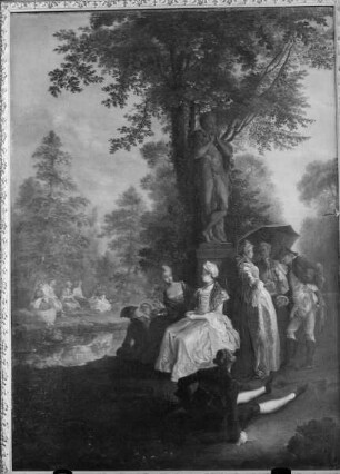 Gesellschaft im Berliner Tiergarten