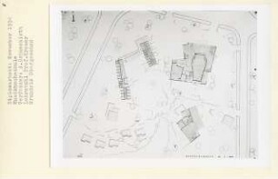 Musikhochschule, Berlin-Grunewald (Diplomarbeit bei Willy Kreuer): Grundriss Obergeschoss 1:200