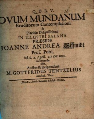 Ovum mundanum
