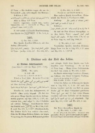 3. Dichter seit der Zeit des Islām