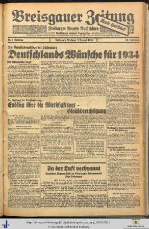 Nr. 1-17 (Januar 1934)