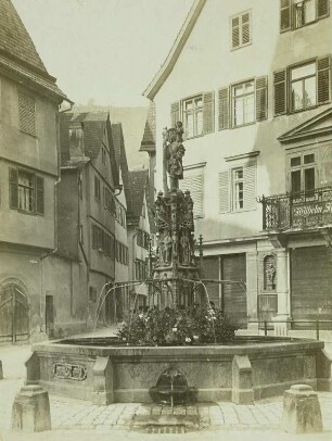 Bad Urach. Marktbrunnen (um 1500; Peter von Koblenz zugeschrieben, Kopie 1904/1905)