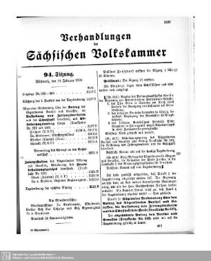 94. Sitzung