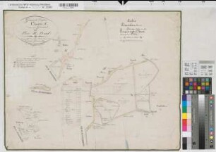 Dingden (Hamminkeln), Teilung der Dingdener Mark, Bl.5 Brouillonkarte Flur H Dorf
