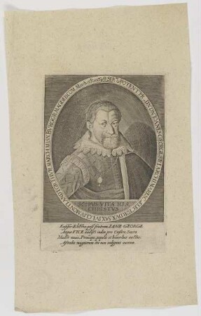 Bildnis des Ioanes Georgius I. Dux Sax.