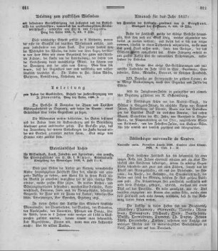 Bibliothèque universelle de Genève : Nouvelle serie. Première Année 1836 - Genève : Glaser. - Cah. 1-51, 1836