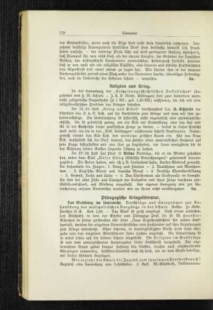 Pädagogische Kriegsliteratur
