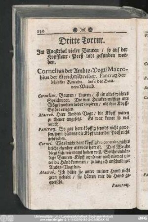 Dritte Tortur.