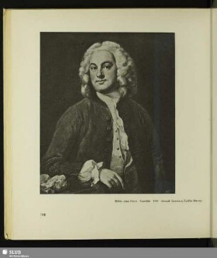 Bildnis eines Herrn. Gemälde, 1741