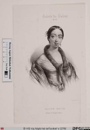 Bildnis Pauline Viardot, geb. Garcia
