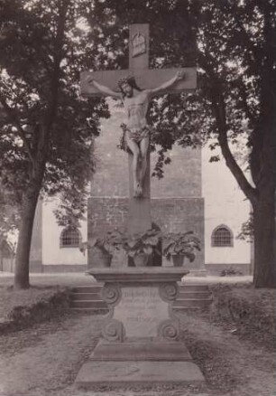 katholische Kirche. Kruzifix, MDCCXXVI (1726)