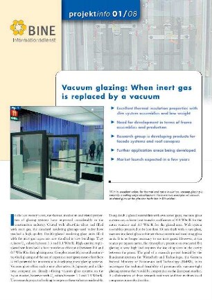 Vacuum glazing.