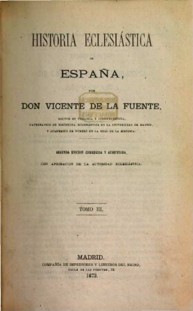 Historia eclesiástica de España, III