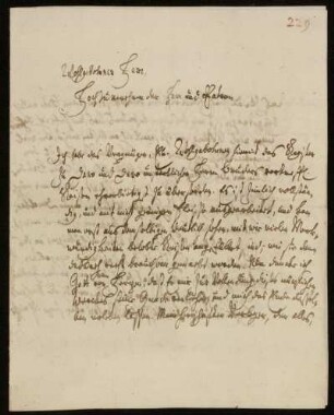 Brief von Johann Georg Schelhorn an Johann Friedrich von Uffenbach. Memmingen, [...] 1754