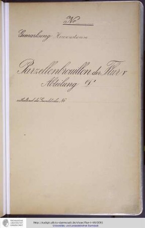 No. 30 Gemarkung Heusenstamm, Flur V, Abteilung DI