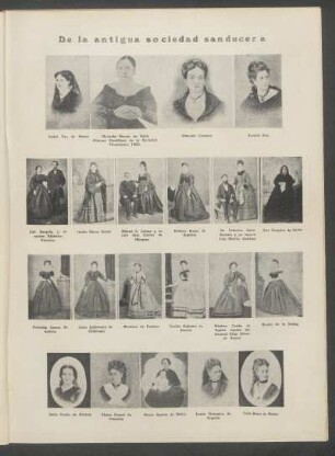 De la antigua sociedad sanducera - [Fotografías]