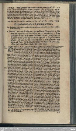 Die Predigten über den hundert und acht und zwantzigsten Psalm