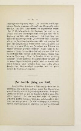 Der deutsche Krieg von 1866
