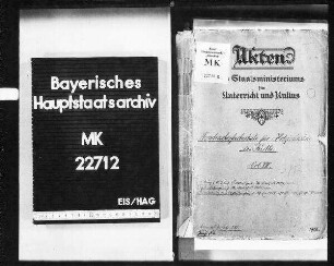 Fürth. Errichtung einer Handwerkerschule für Holzindustrie.
