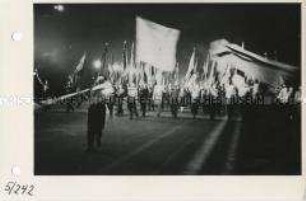 Demonstration in Berlin anlässlich der Wahl Wilhelm Piecks zum Präsidenten der DDR