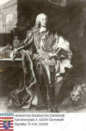 Karl VII. Kaiser Römisch-Deutsches Reich (1697-1745) / Porträt, stehend, Ganzfigur