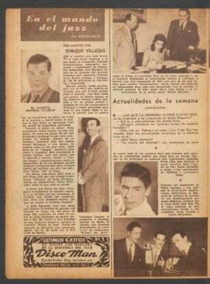 Tres minutos con Enrique Villegas