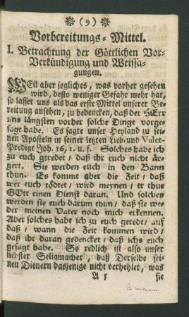 Vorbereitungs-Mittel.