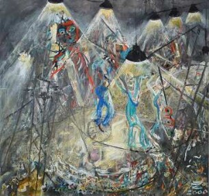Kunst über der Manege