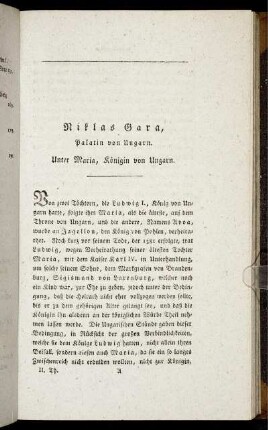 Niklas Gara, Palatin von Ungarn. Unter Maria, Königin von Ungarn.
