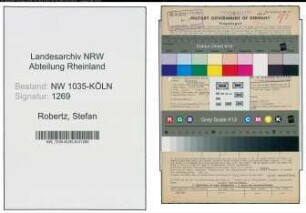 Entnazifizierung Stefan Robertz , geb. 13.02.1896 (Schlosser)