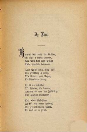 Gedichte in Hildburghäuser Mundart