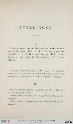 Stellingen