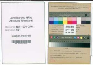 Entnazifizierung Heinrich Beeker , geb. 02.02.1889 (Amtsgerichtsrat)