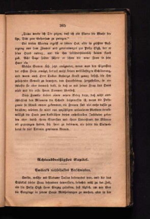 Achtunddreißigstes Kapitel. Emilien´s rätselhaftes Verschwinden.