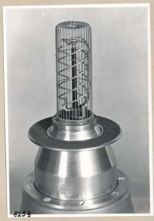 Sende-Triode HF 2958, Wendel; Foto, 1953