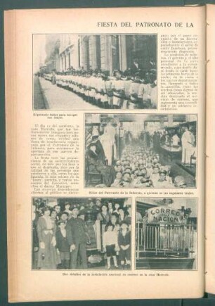 Fiesta del Patronato de la Infancia en la casa Harrods