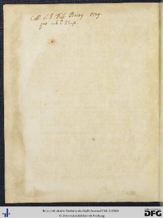 Besitzvermerk des Freiburger Jesuitenkollegs.