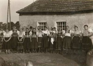 Slowakei. Slowaken in Volkstracht