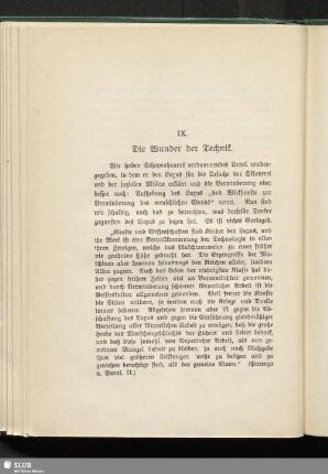 IX. Die Wunder der Technik