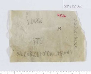 CIL XV 4736, Gelatinefolie