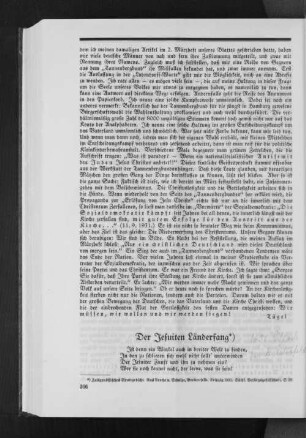 Der Jesuiten Länderfang