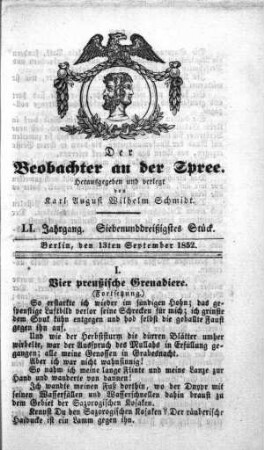 37. Stueck, 13. September 1852
