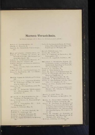 Namen-Verzeichnis