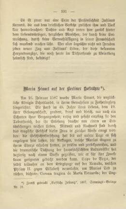 Maria Stuart auf der Berliner Hofbühne