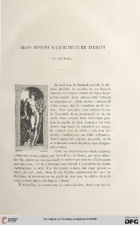 2. Pér. 3.1870: Trois dessins d'architecture inédits de Raphaël