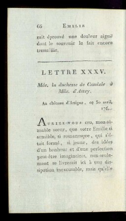 Lettre XXXV.